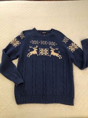 Vintage 80’s Lands End ski sweater. Size 2XL.